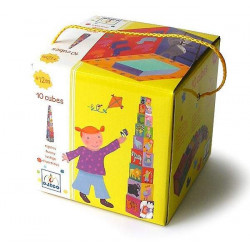 Пирамидка Djeco Забавные кубики 08503