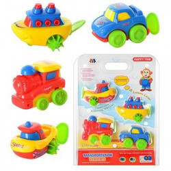 Набор транспорта 120-10,заводной (4шт.)