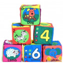 Набор мягких развивающих кубиков Biba Toys Учимся считать (606BS)