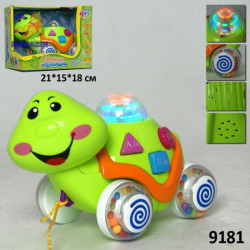 Музыкальная черепаха-каталка 9181-716