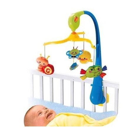 Мобиль на детскую кроватку Fisher-Price Первые друзья разноцветный (M5606)