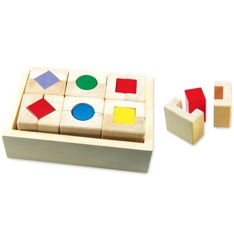 Кубики-сортер Bino Mertens Quattro Formen 70300 уценка