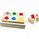 Кубики-сортер Bino Mertens Quattro Formen 70300 уценка
