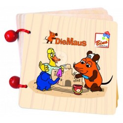 Книжка с рисунками Мышка Bino 13501 уценка