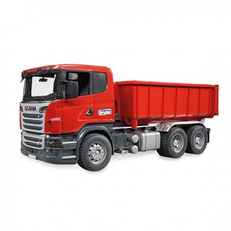 Игрушка Bruder Самосвал Scania со съёмным контейнером M1:16 (03522)