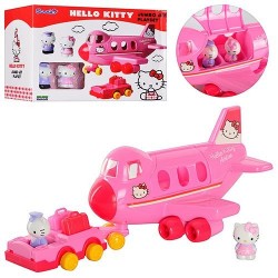 Игровой набор Самолет Hello Kitty 65002 UB01 фигурки 2 шт., кор.