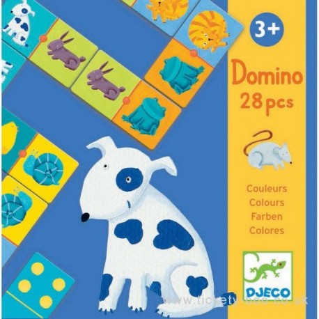 Игра детское домино Djeco Цвета животных 08111