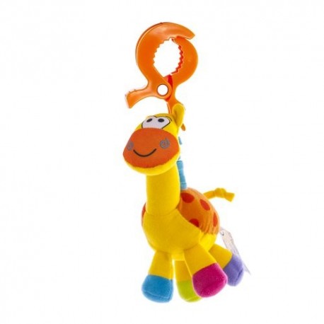 Вибрирующая игрушка-подвеска с зажимом Biba Toys Жираф (121BR)