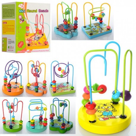 Деревянная игрушка Лабиринт E12590-91-92 на проволоке