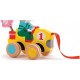 Каталка на веревочке Котенок,Лисенок,Зайчик Djeco 06226 /06224/06225 уценка