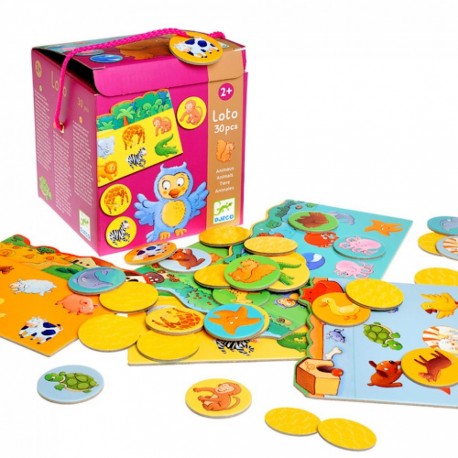 Настольная игра Djeco Детское лото Животные (DJ08120) 