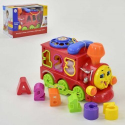Музыкальный Паровозик- сортер (8810)