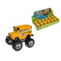 Модель автобус KT4004DB 4" FUNNY SCHOOL BUS BIG WHEEL