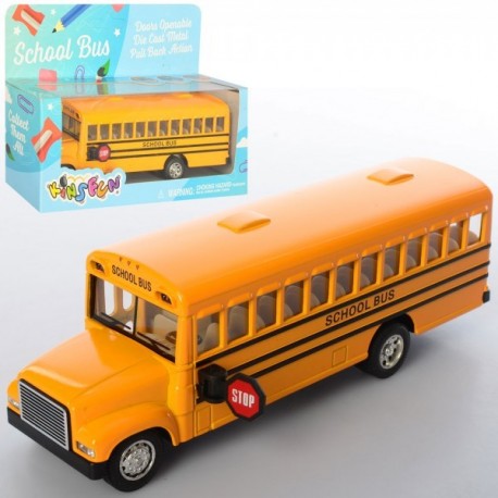 Автобус KS 6501 W (24шт) металлический