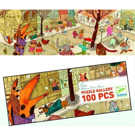 DJECO Пазл 100 Париж 07637