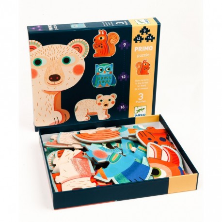 DJECO Мои первые пазлы "В лесу" 07143