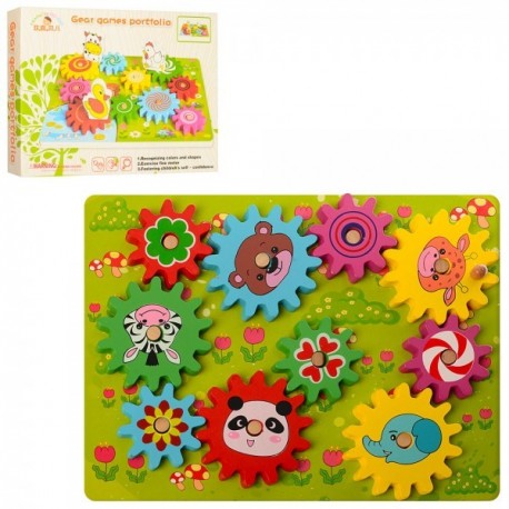 Деревянная игрушка Шестеренки MD 1264