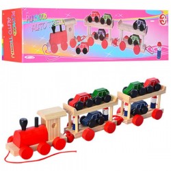 Деревянная игрушка Паровозик M01557