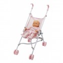 BAOBAB Пупсик Камилла BEBE VANILLE с коляской 113505 уценка