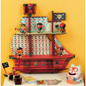 Этажерка для детской комнаты Пиратский корабль DJ 03203 уценка