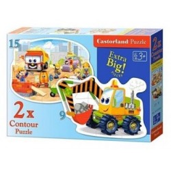 Castorland Пазл Строительные работы, 2хContour (В-020065)