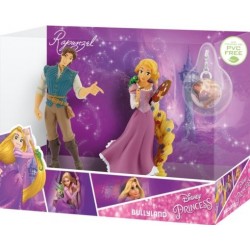 Bullyland Набор фигурок с кулоном Walt Disney Рапунцель и Флин Райдер 13417