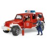 Bruder Пожарная машина Jeep Wrangler с пожарником, мигалки М1:16 (02528)