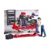 Bruder Игровой набор мото-мастерская с мотоциклом Ducati, фигуркой и инструментами (62101)