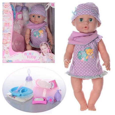 Пупс Baby Toby 30719 муз. функциональная