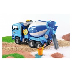 Бетоновоз MAN TGA синий ,М1:16 (02744)