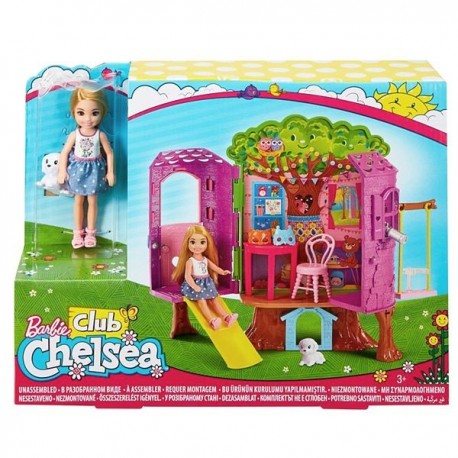 Набор Barbie Mattel Домик на дереве Челси FPF83