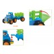 Набор машинок Huile Toys 326 Дружная команда: грузовичек, бетономешалка, трактор, прицеп, экскаватор