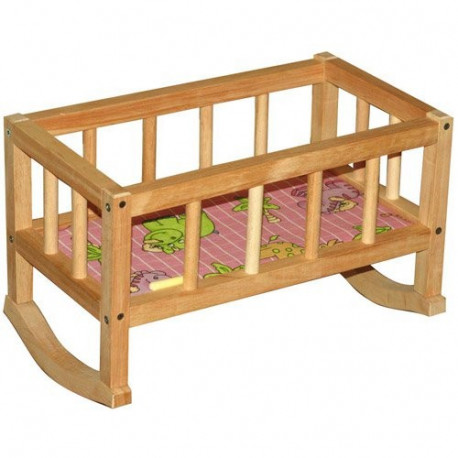 Кроватка деревянная (44*24*28) ВП-002 Винни Пух
