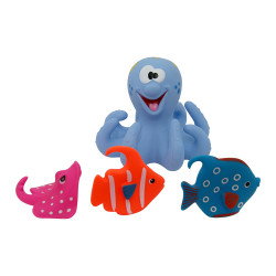 Набор игрушек для ванны "Подводный мир", осьминог 9005
