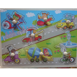 Деревянная игрушка Рамка-вкладыш THS-9012