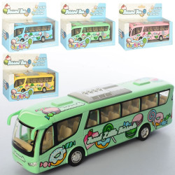 Автобус KS 7101 W мет., откр. дверь, 4 цвета, кор